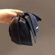 
Korean version simple INS black bow ponytail grabbing gold label hair clip female high-end attendance clip