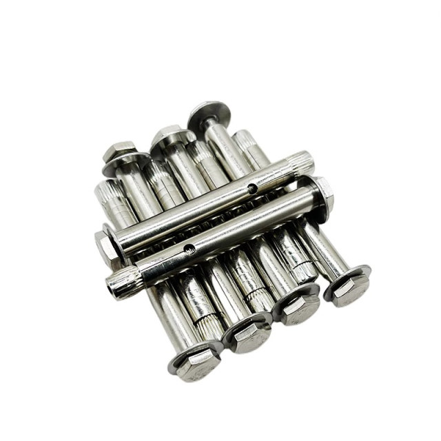 304 stainless steel external hexagonal internal expansion screw wide-type built-in pull-explosion extended floor implosion expansion 201