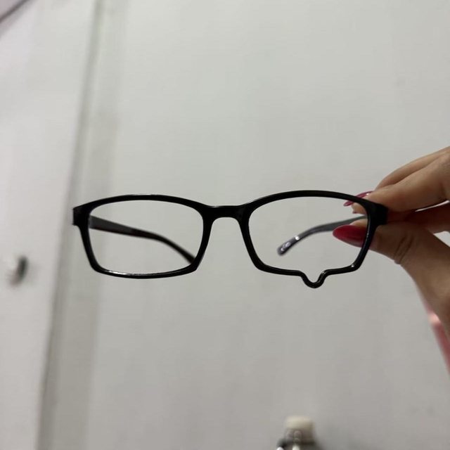 Tears glasses frame Tears drop frame 2D concave shape decoration y2k frame cos animation photography glasses frame