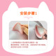Electric car helmet accessories Cat ear Bear ears Electric vehicle accessories Big light Ear trunk ears paste
