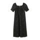 Vacation sweet off-shoulder, gentle waist-slimming embroidery 260Jin [Jin equals 0.5kg] fat girl elegant embroidery covering the flesh long dress