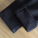 Embroidered black jeans women's tiny feet pants 2025 spring and summer new high-waisted slimming tight stretch pencil pants