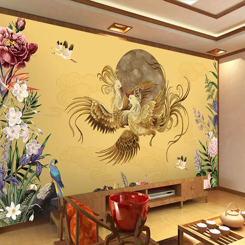 中式凤凰图 新人首单立减十元 21年11月 淘宝海外