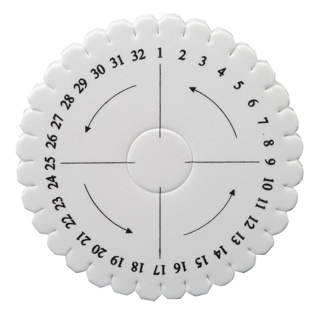 Disk braiding foam board handmade diy Chinese knot pad novice braiding rope wooden frame braiding bracelet rope tool fixed plate