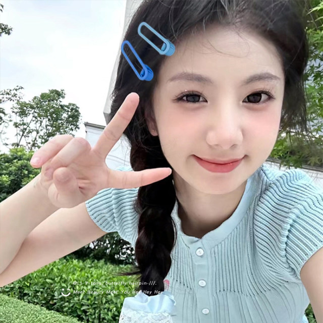 Klein Blue Star Hairpin Clip Side Bangle Clip Blade Clip Blade Clip Headdress Hair Card Women