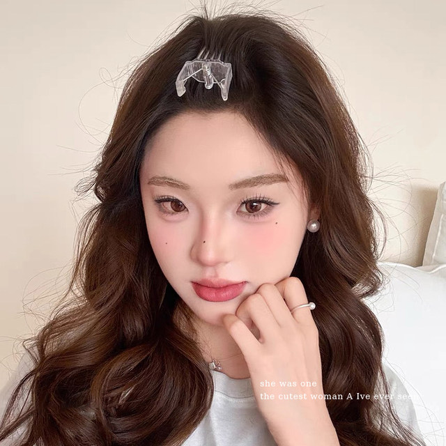 Increase the skull artifact hair head hair root fluffy clip headwear bangs hair clip female forehead traceless positioning clip