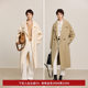 LILY New Winter Women's Clothing 100% Wool Loose Commuting High-end Double-Side Wool Coat Wool Coat