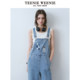 TeenieWeenie Bear Outlet Women's Spring Loose Vibrant Jeans Overalls Pants