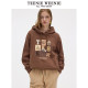 TeenieWeenie Bear Outlet Women's Winter Velvet Sweatshirt Academy Style Hooded Loose Top
