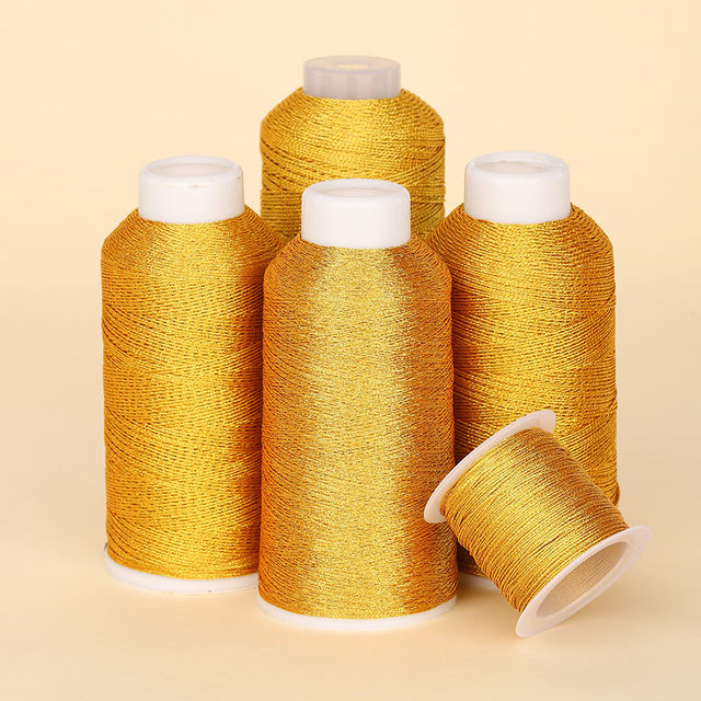 Golden Line Edge Rope Line 3 Share 6 Shares and 9 Shares of 12 Stocks Manual Weaving Bracelets Drumping Golden Silver Wire DIY Winding Material
