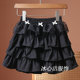 White bow lace spliced ​​cake skirt summer 2025 new sweet A-line puffy skirt