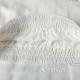 Bow irregular skirt 2025 spring and summer new high-waisted lace-up A-line skirt with wood ears mid-length skirt