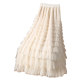 Summer apricot mesh spliced ​​cake skirt for women's spring and autumn 2025 new high-waisted slim gauze skirt long skirt