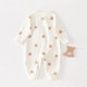 0-2 years old infant pure cotton jumpsuit for boys and girls, type A boneless butterfly clothing, side-breasted romper, spring and autumn