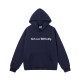 Oversize loose large size lazy trend street letter print hooded sweatshirt bf couple outfit autumn and winter thickened