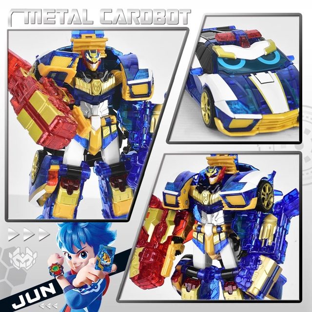 
Genuine dazzling card fighter super dazzling electro-optical king car transformation mecha robot children's boy toy birthday gift