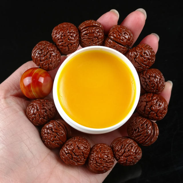 Wenwan hand-twisted gourd coloring paste, quick red paste Rudraksha, anti-crack package slurry, olive walnut maintenance oil