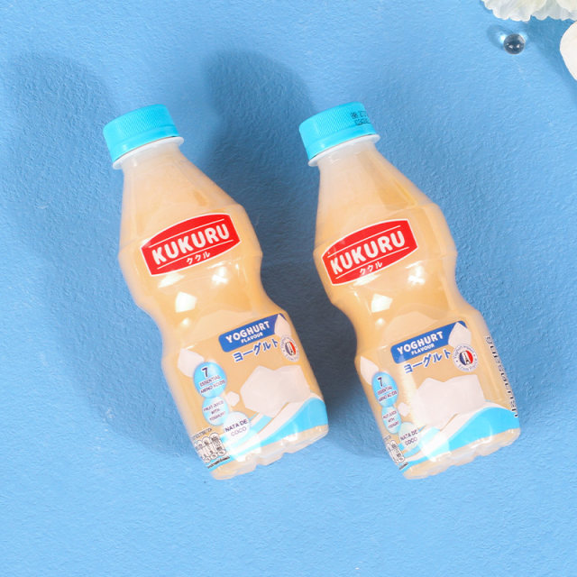Thailand imported KUKURU coconut fruit granular emulsion lactic acid bacteria strawberry lychee white grape juice beverage 280ml
