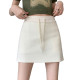 2024 spring and summer new simple and versatile casual skirt for women with high waist slim straps A-line hip-pack miniskirt