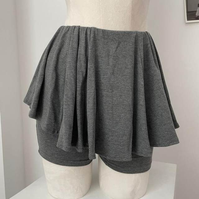 Ballet girl slim and versatile A-line skirt female spring flared skirt high-waisted skirt pants dance practice clothes