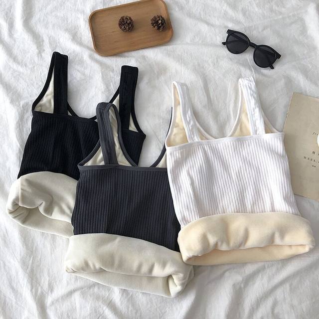 
2025 autumn and winter new style plus velvet and thickened warm V-neck vest for women to wear outside and inside, versatile slimming vest for women