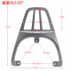 Applicable Yadi Guanneng E09 Electric Motorcycle Tail Hermore Aluminum Alloy Shelf Thick Tail Hermore Cape State Hill
