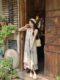 Bohemian niche hollow lace blouse top vacation style layered vest vest horse clip vest women