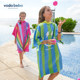 Vodabeba Children's swimming bath towel bathrobe beach towel cape