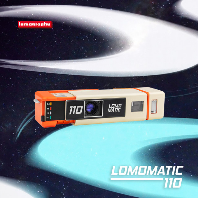 Lomography Lomomatic 110 automatic glass lens film camera