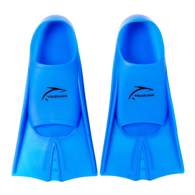 Silicone short fins, freestyle training for men, women, adults and children, butterfly fins, swimming and snorkeling equipment, professional diving