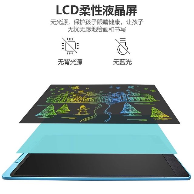Children's drawing board, LCD handwriting board, electronic writing board, erasable and erasable graffiti painting, color drawing toy