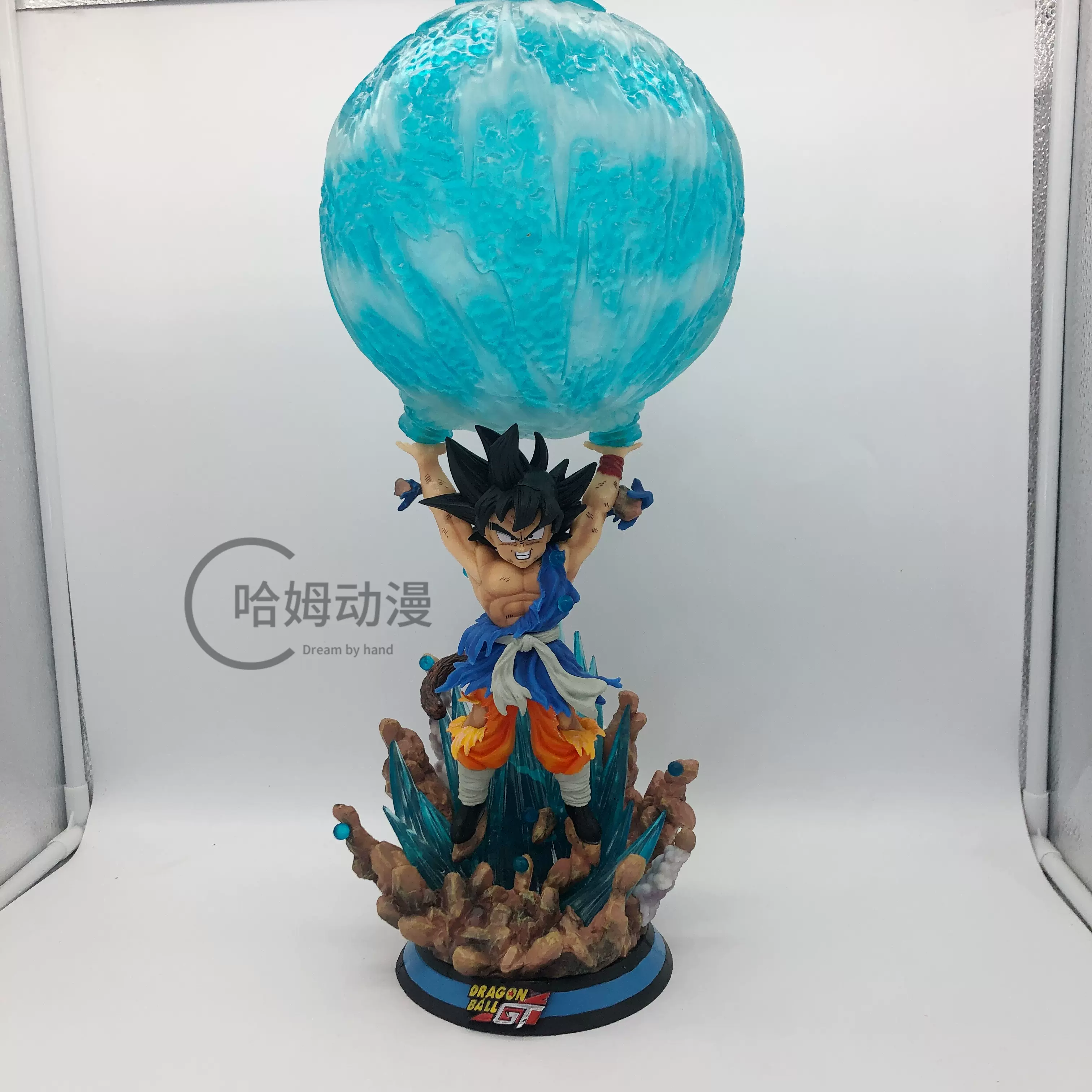 七龙珠gt 联名款最后的元气弹小悟空可发光手办模型摆件
