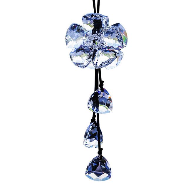 Five-leaf clover crystal car hanging decoration car hanging decoration supplies crystal handicraft car hanging gift delivery