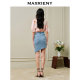 MAXRIENY Summer Print Off-Shoulder Top Strap Chiffon Shirt
