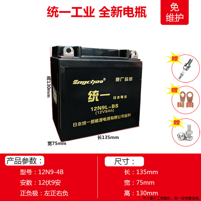 Suitable for Saikelong RX1/RX1S/RT3/TX3S motorcycle battery 12V large displacement dedicated maintenance-free battery
