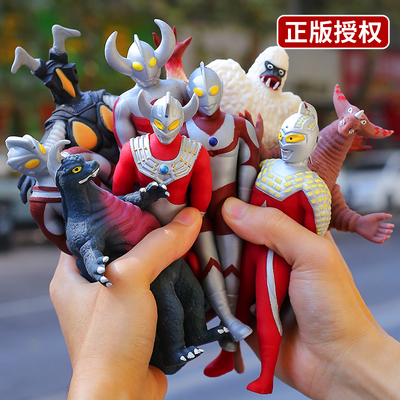 taobao agent Ultra, Ultraman Tiga, monster, toy, slime for boys, minifigure