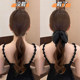 2025 new temperament bow grabbing the back of the head simple half-tied hair ponytail hair grabbing out versatile hair clip for women
