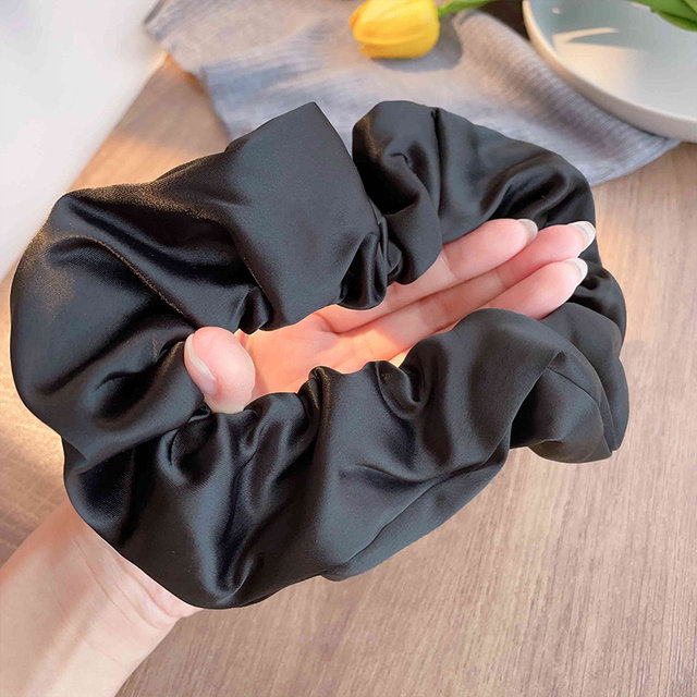 Large intestine hair ring for women 2025 new high-end retro sleep headband hair rubber band pillow hair rope hair accessories
