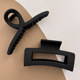 Black back head hair clip for women large shark clip 2025 new high-end gripper hair hair accessories headdress clip