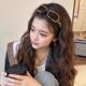 2025 autumn and winter new leopard print glasses headband high-end sense internet celebrity headband hair card hair accessories high skull top artifact headwear