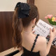 2025 new temperament bow grabbing the back of the head simple half-tied hair ponytail hair grabbing out versatile hair clip for women
