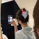 
Full of vitality 2025 new triangle clip women's high-end back head hair clip shark clip headdress