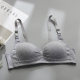 Simple bra women gathered underwear for girls with thin big breasts, small breasts without steel rings 16-18-24 years old
