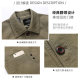Shinkle cotton lapel jacket Middle -aged and elderly men's spring and autumn men's dad dad jacket medium long top 50 years old 60
