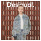 Desigual loose fit washed multi-color printed wasteland style women's denim jacket