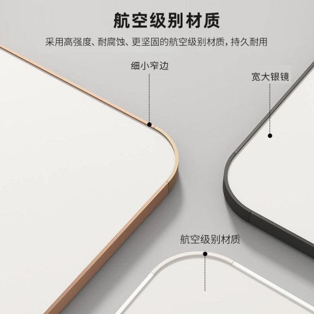 Full-length mirror, floor-to-ceiling mirror, home Internet celebrity dressing mirror, clothing store fitting mirror, girls' bedroom wall-mounted large mirror