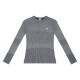 Double soft technology semi-circle original women's clothing [sports] 2025 spring long-sleeved stretch knitted T-shirt women's top
