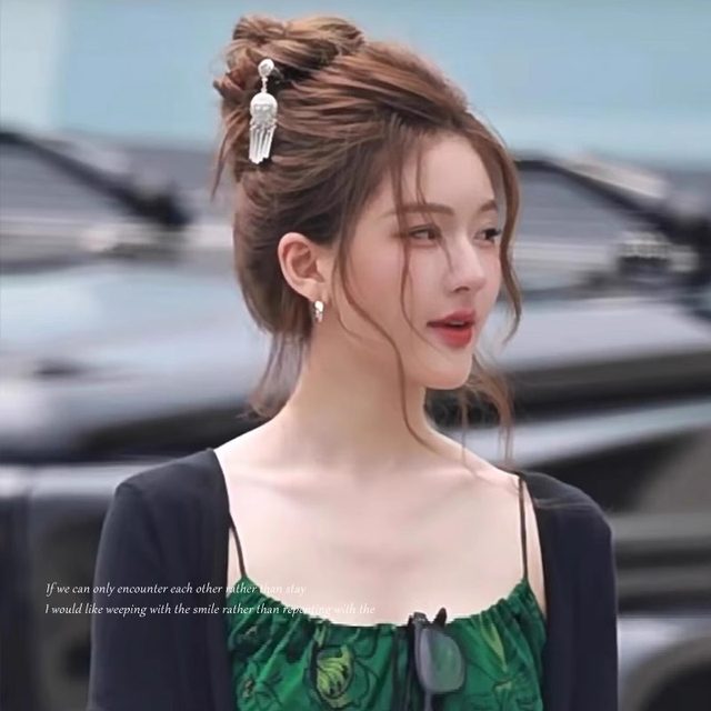 Xu me dazzling Zhao Lusi Xu Yan same style tassel hairpin female ethnic minority style hairpin new Chinese style hairpin