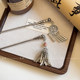 Zhao Lusi same style ethnic tassel hairpin 2025 new ancient style palace hairpin new Chinese style hairpin women