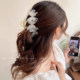 Agile butterfly clip female high-end 2025 new style back head shark clip large hair volume large hair clip